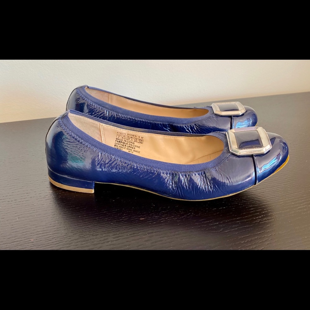 Blue flats